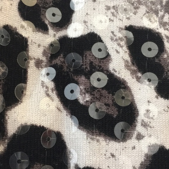 FINAL MARKDOWN LADIES’ INC Sequined Cardigan Sweater (PL) - Picture 9 of 10